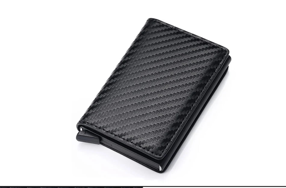 Carbon Fiber Slim Aluminum Wallet