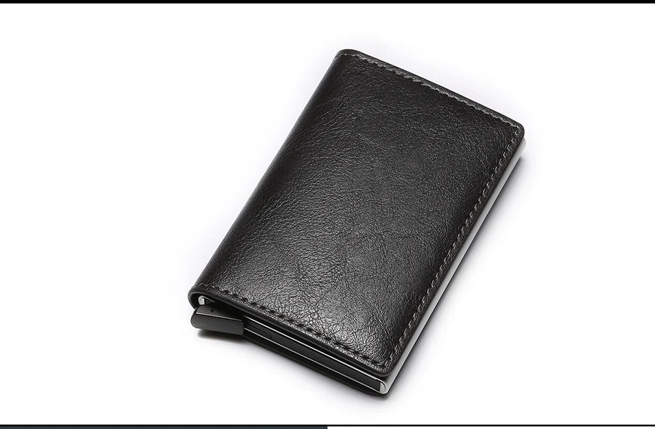 Carbon Fiber Slim Aluminum Wallet