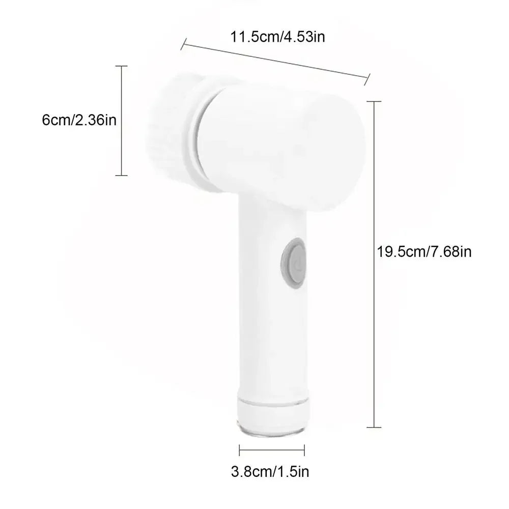 Escova de limpeza elétrica à prova d'água IPX6