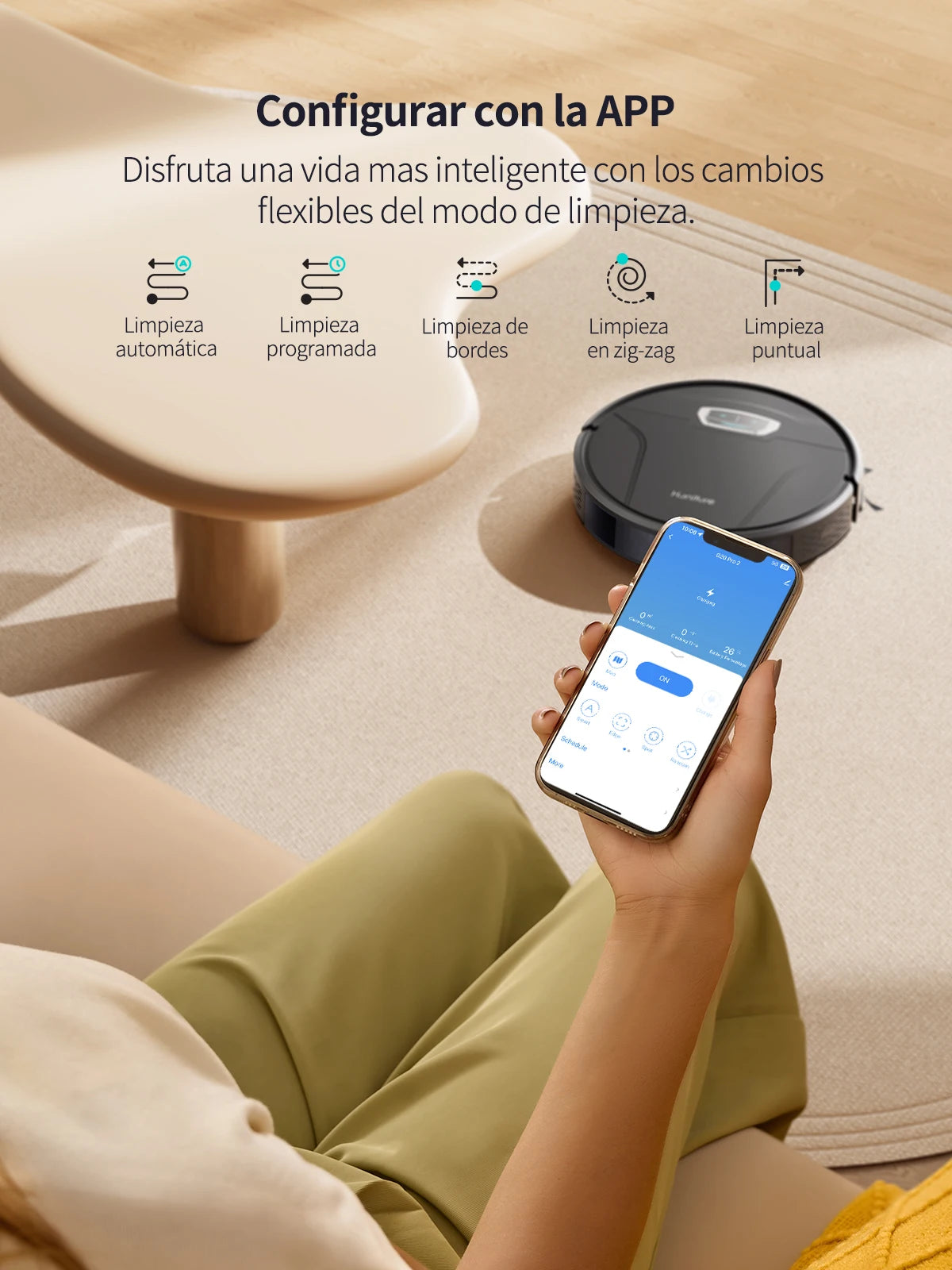 Honiture Robot Vacuum Cleaner 3 in 1 6000 Powerful