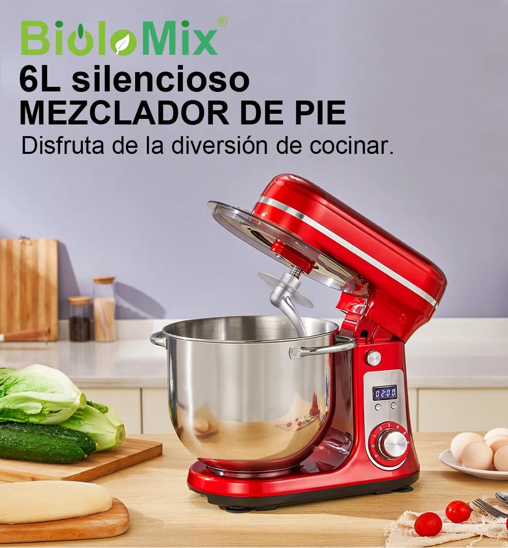 Liquidificador BioloMix de 6 velocidades com 1200W DC 6L