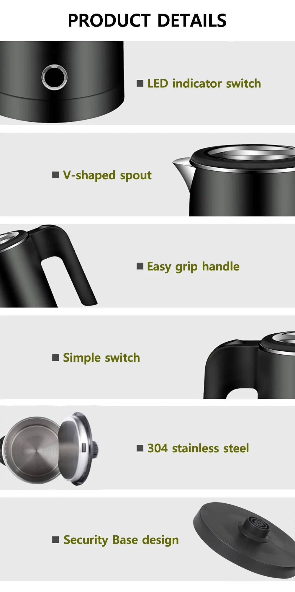 600ml Portable Travel Electric Kettle 