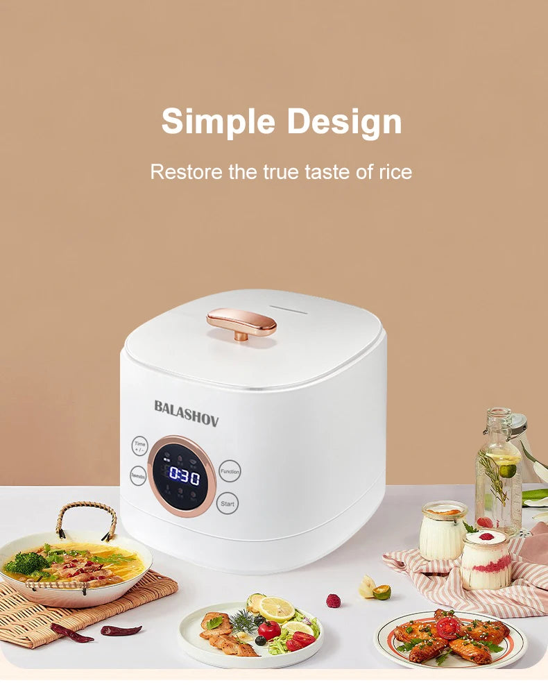 Smart rice cookers for 1-3 people