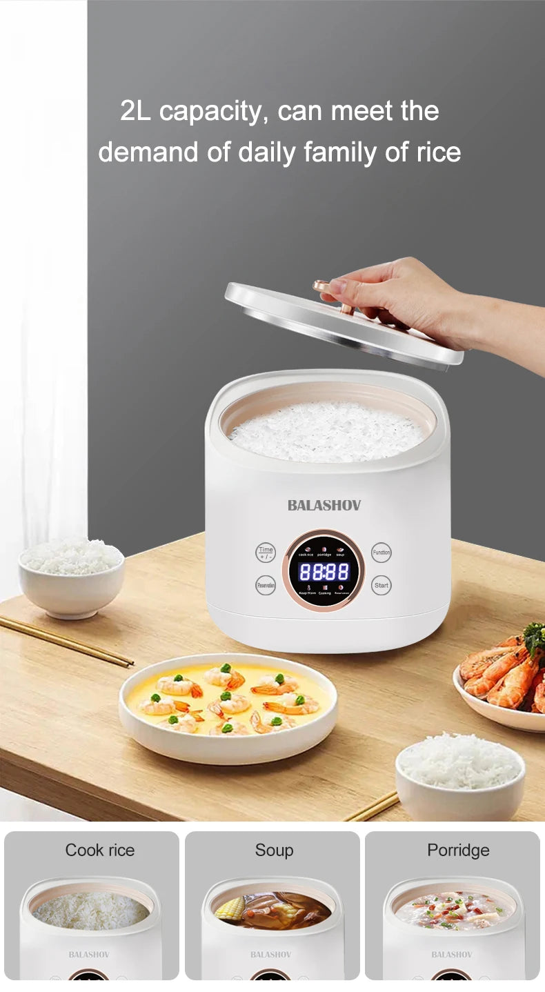 Smart rice cookers for 1-3 people