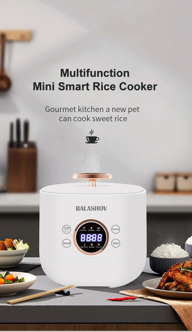 Smart rice cookers for 1-3 people