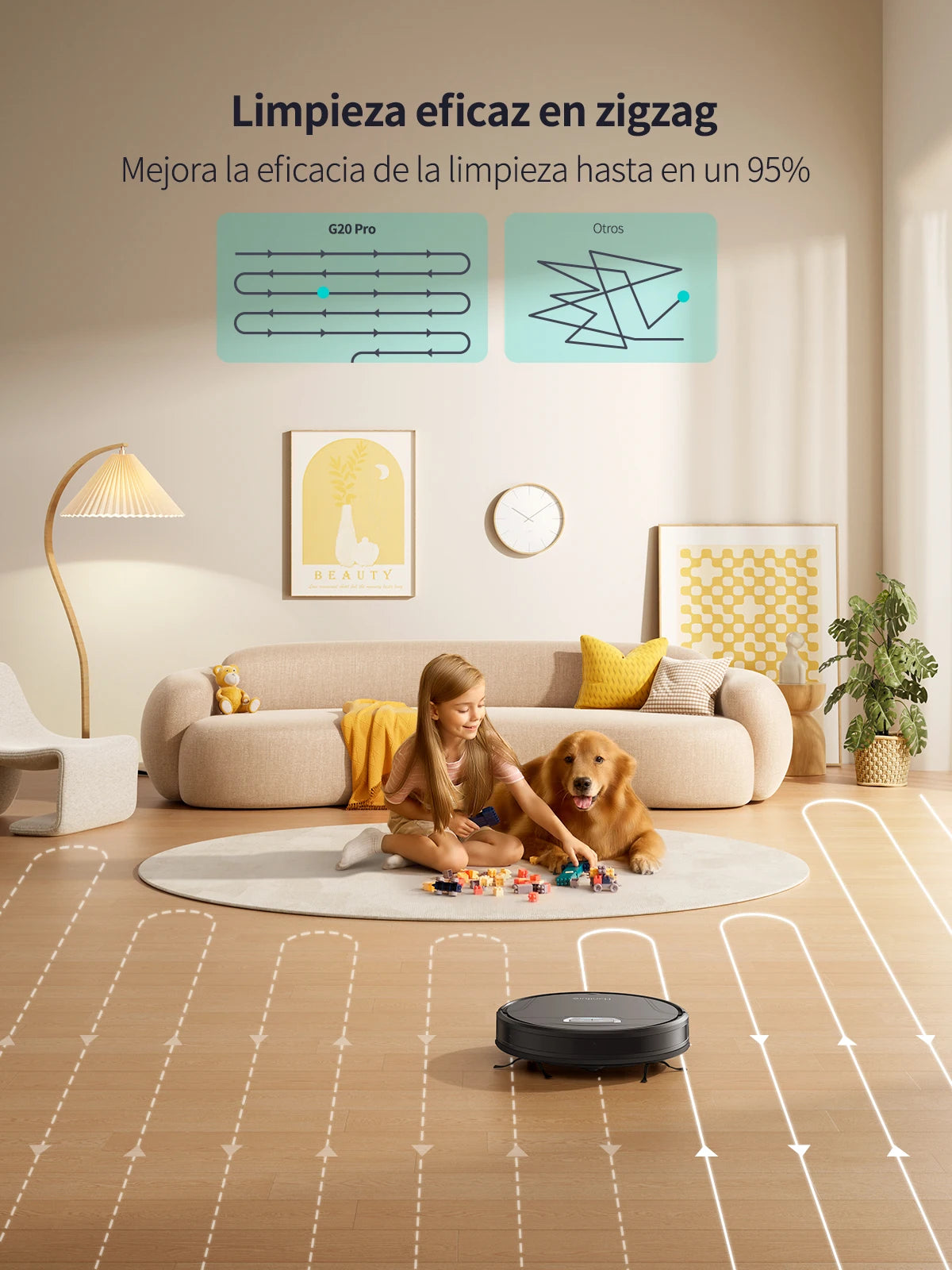 Honiture Robot Vacuum Cleaner 3 in 1 6000 Powerful