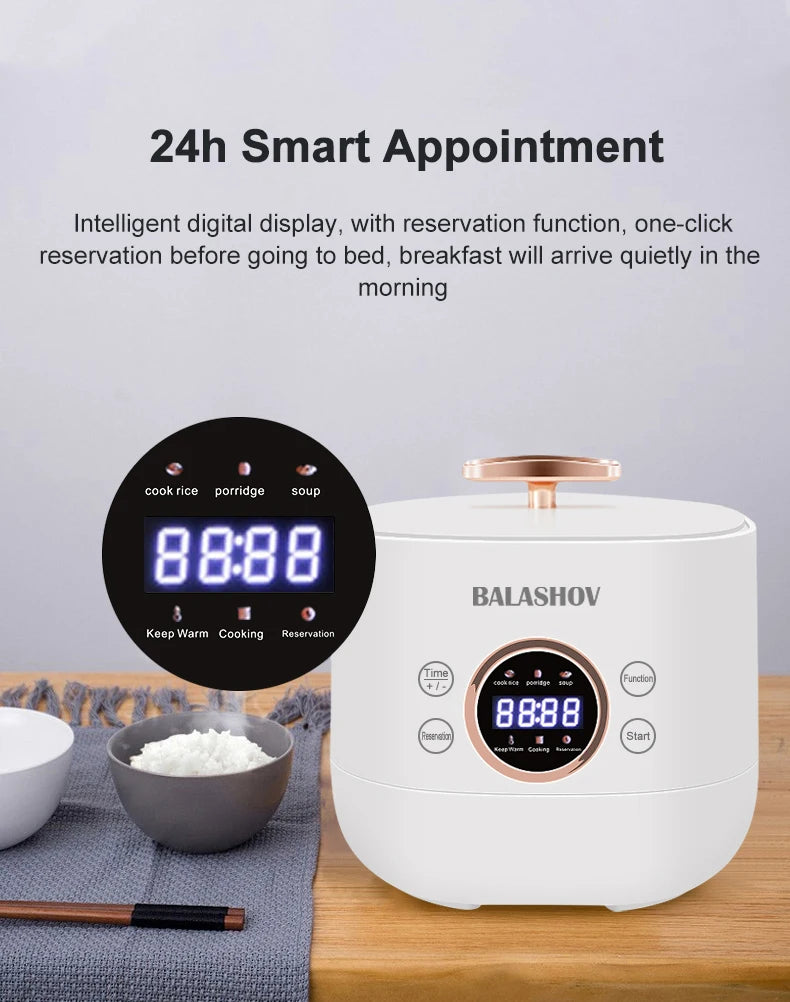 Smart rice cookers for 1-3 people